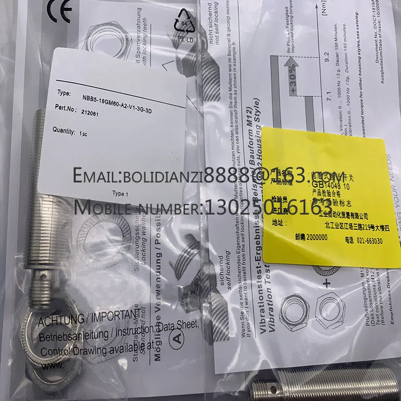 

NBB5-18GM60-A2-V1-3G-3D Brand new original proximity switch sensor