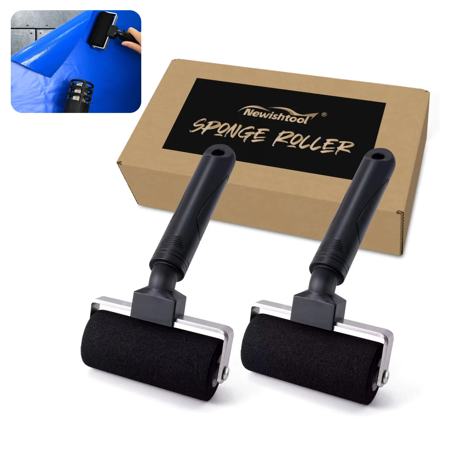 EHDIS Car Film Roller Tool Vinyl Wrap Window Tint Film Tool Kit Cutter Aid Tool Window Tinting Wallpaper Pressing Tool