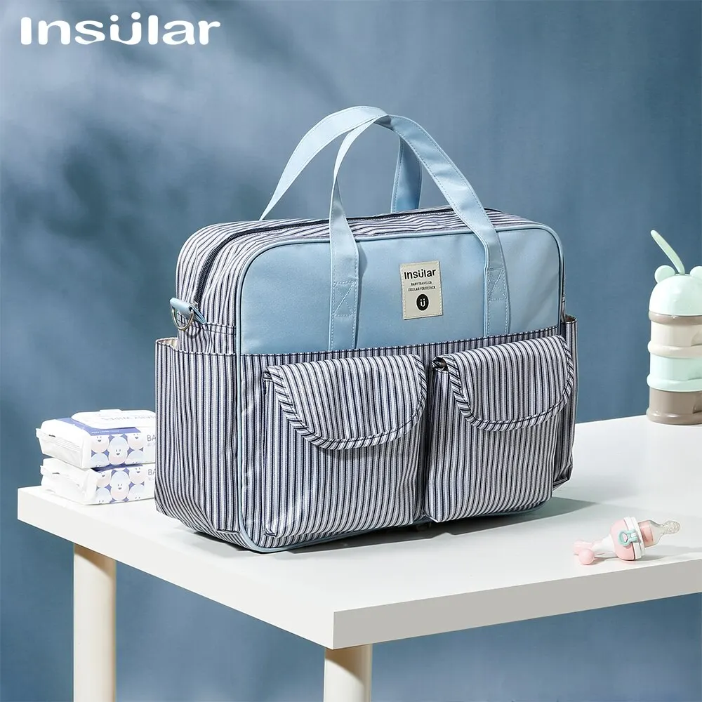 Fashion Print Diaper Tote Bag Baby Organizer Large Capacity Baby Nappy Bags for Mom Multifunction Travel Stroller Bag Baby Stuff