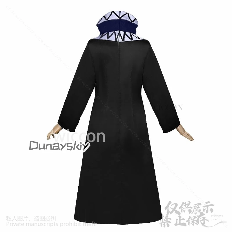 CosplayAnime HxH Cosplay Feitan Pōtoo disfraz abrigo negro uniforme vestido pelucas para Halloween fiesta de Navidad Cos hombre mujer personalizado