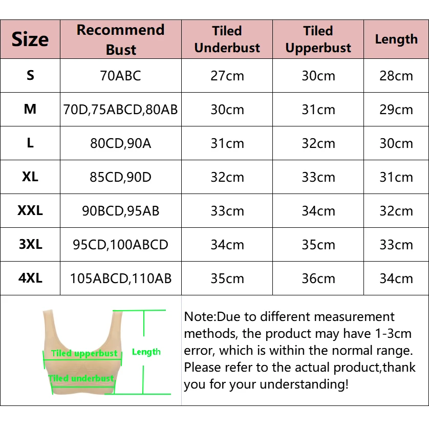 Sports Bra Push Up Wireless Plus Size Bras Double Layer Seamless Yoga Fitness Lingeries No Steel Ring Underwear Gym Running Bras image 4