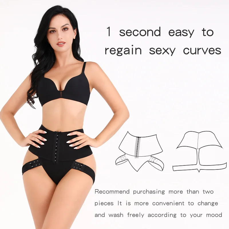 

Womens Cuff Tummy Trainer with Butt Lift High Waist Body Shaper Panties Tummy Control Slimming Compression Shapewear
