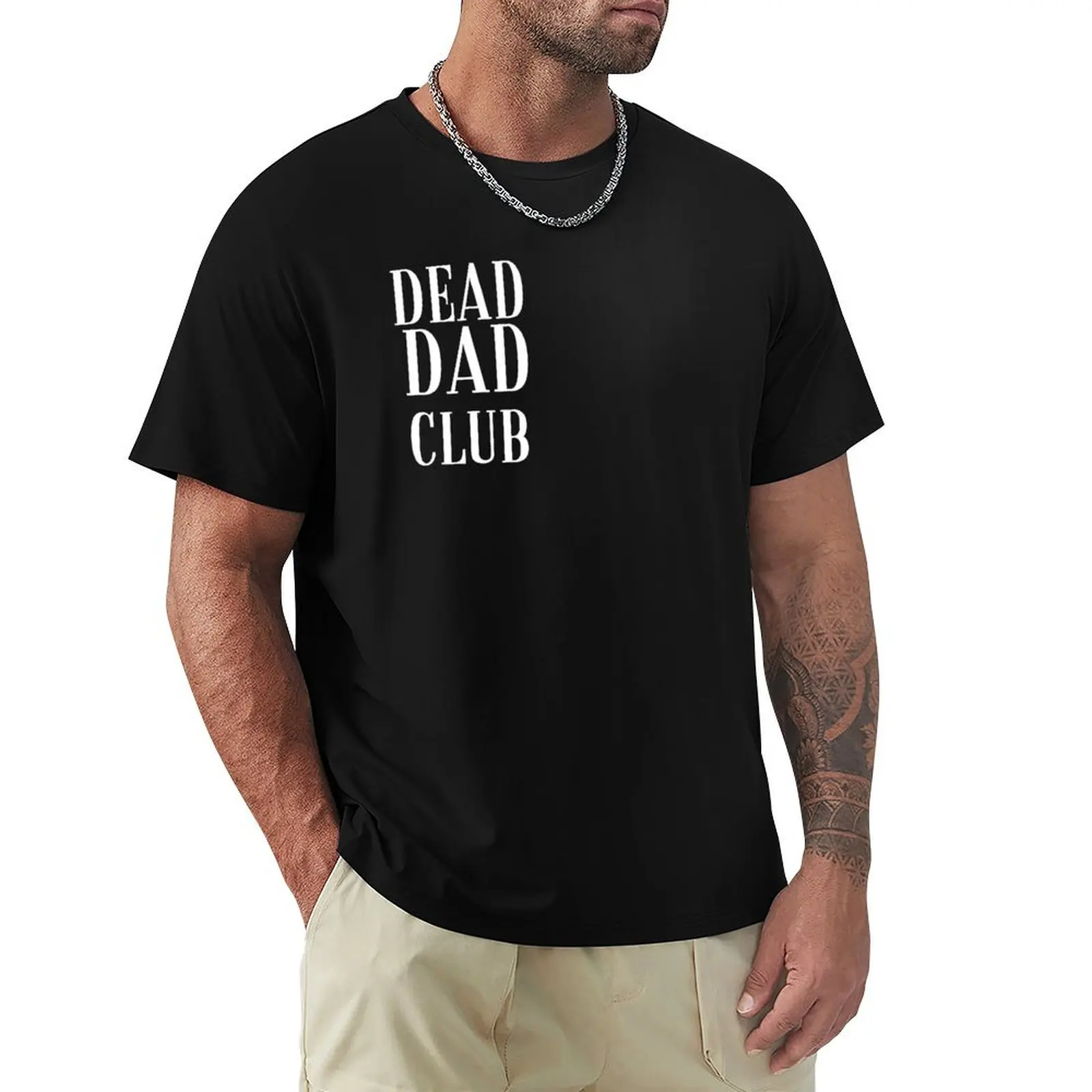 dead dad club T-Shirt anime tshirt Aesthetic clothing graphic t shirt vintage vintage t shirts men