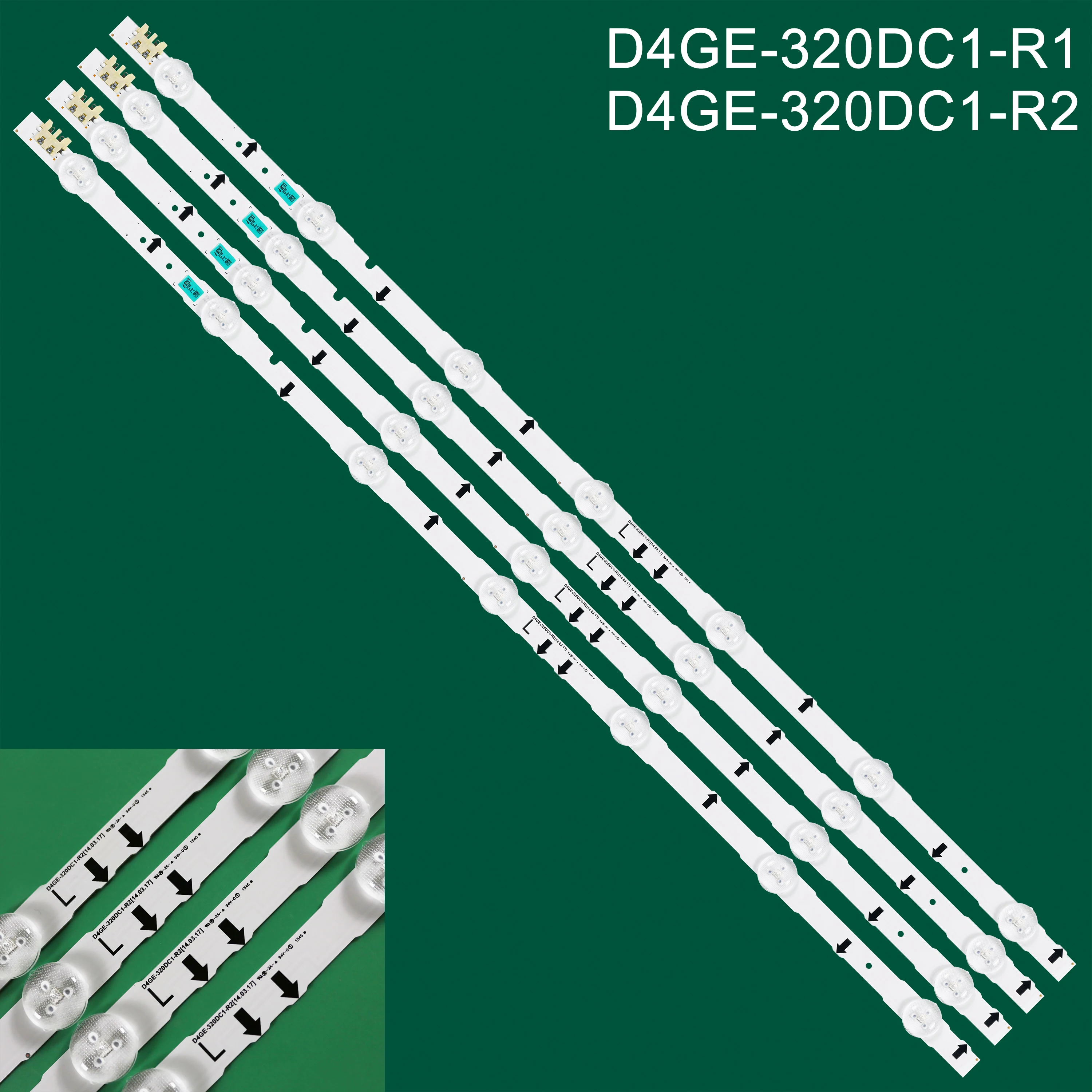 

Светодиодная лента для UE32H5000AW UE32H5040AK UE32H6200AY UE32H6230AK UE32H6400AK UE32H6410AK UE32H6800 UE32H6350AW CY-GH320BGLV1H