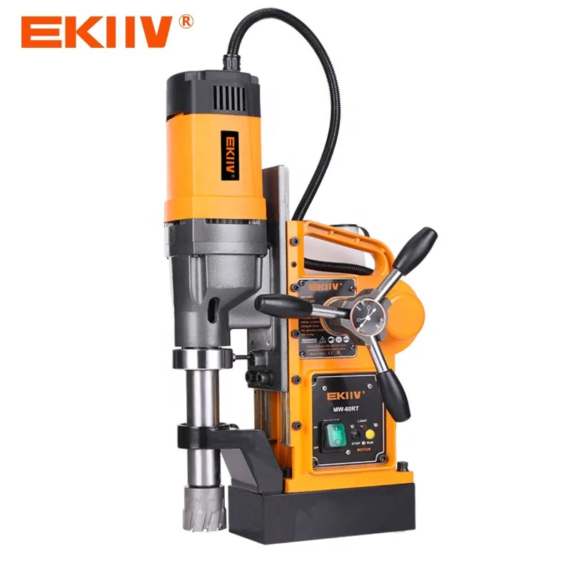 Furadeira Magnética Elétrica EKIIV 28RE 1700W de Alta Qualidade, Ferramenta de Perfuração Magnética com 15500N de Força