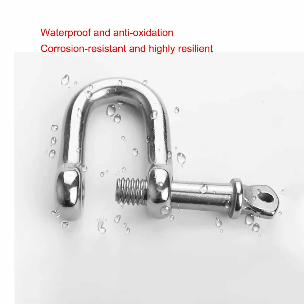 

304 Stainless Steel u-Shaped Lifting Bow-Shaped American Horseshoe-Shaped Shackle With Nut