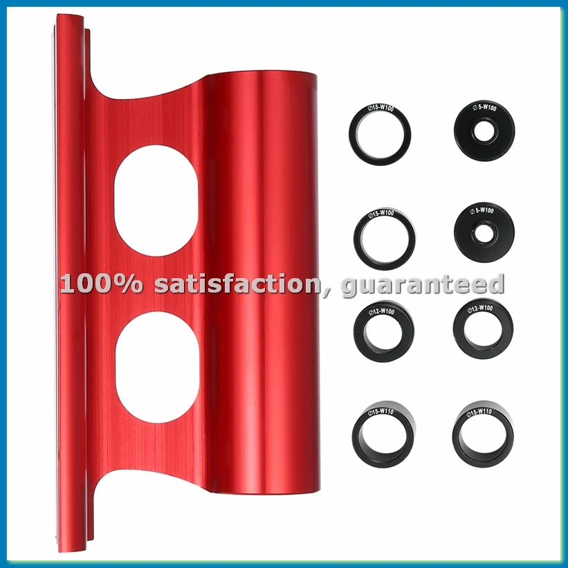 Bike Car Roof Mount Rack Holder Transportation Mount Rack Quick Release Thru Axle Bicycle Carrier Bracket Holder Red-ANKL
