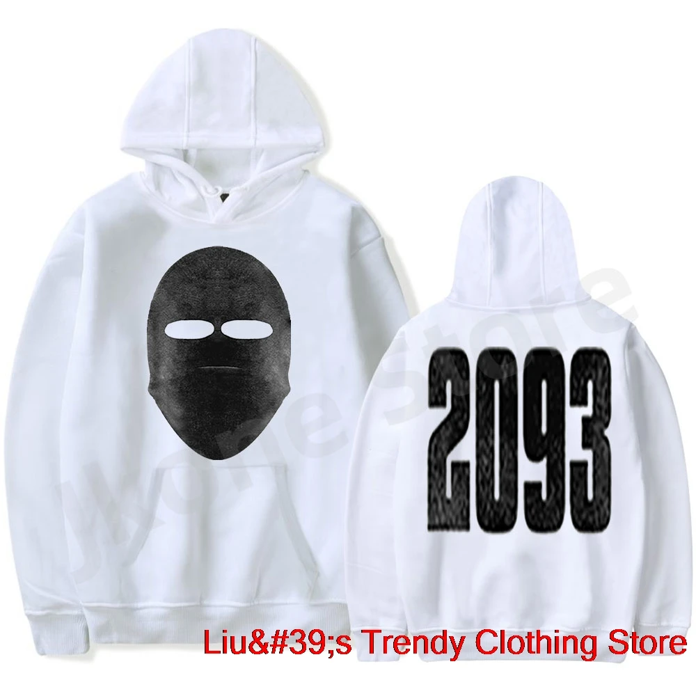 Yeat Mask Hoodies 2093 Album Rapper Merch Pullovers Women Men Fashion Casual HipHop Style Sweatshirts Top