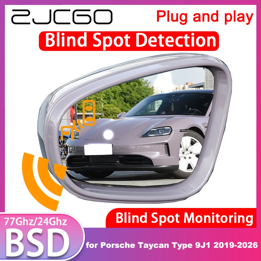 for Porsche Taycan Type 9J1 2019-2026 OEM Blind Spot Detection Monitoring Warning Lane Assist System 77GHz Radar Detector BSD