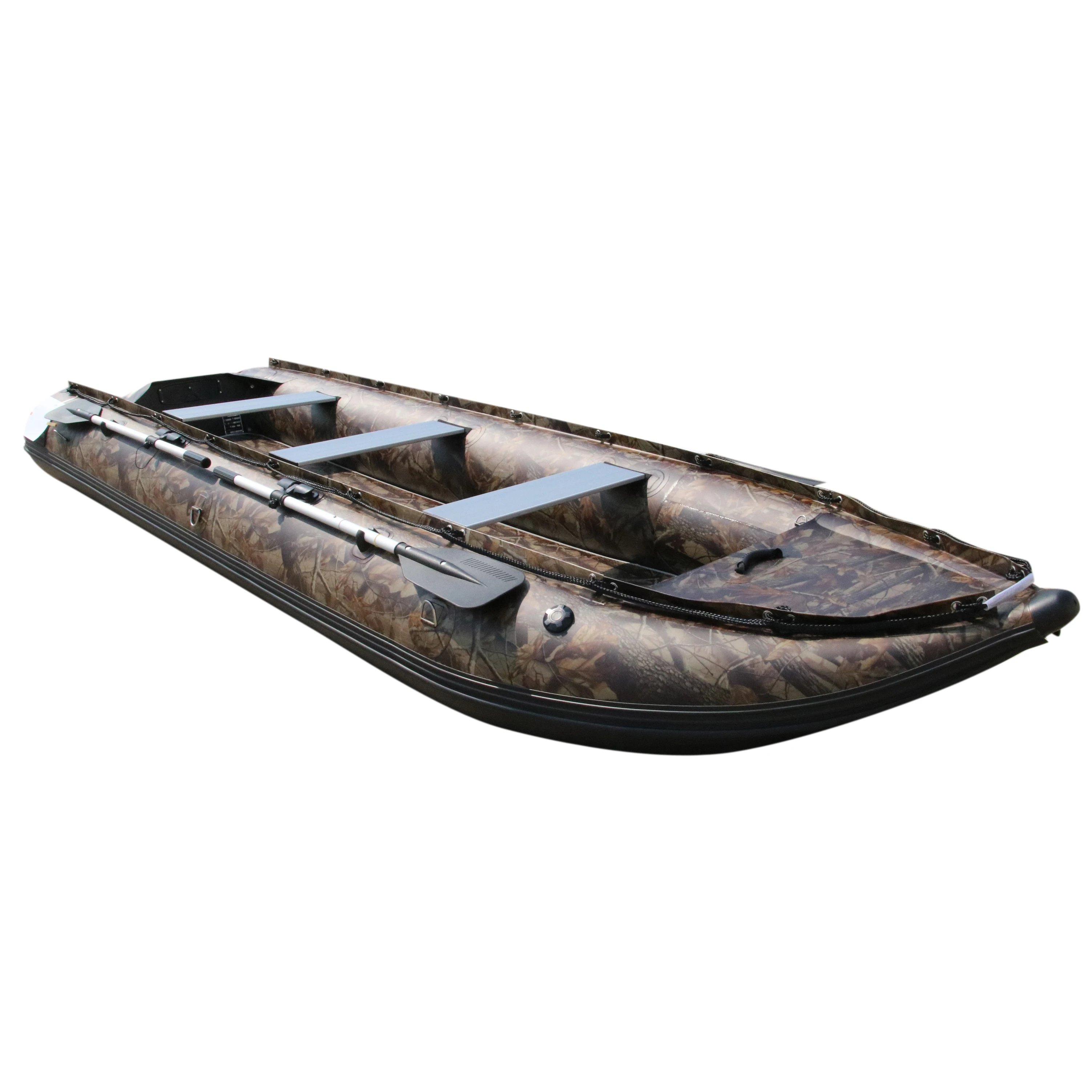 حار بيع قارب قابل للنفخ قارب مطاطي PVC دواسة القدم الصيد كاياك مع حامل قضيب الصيد #6