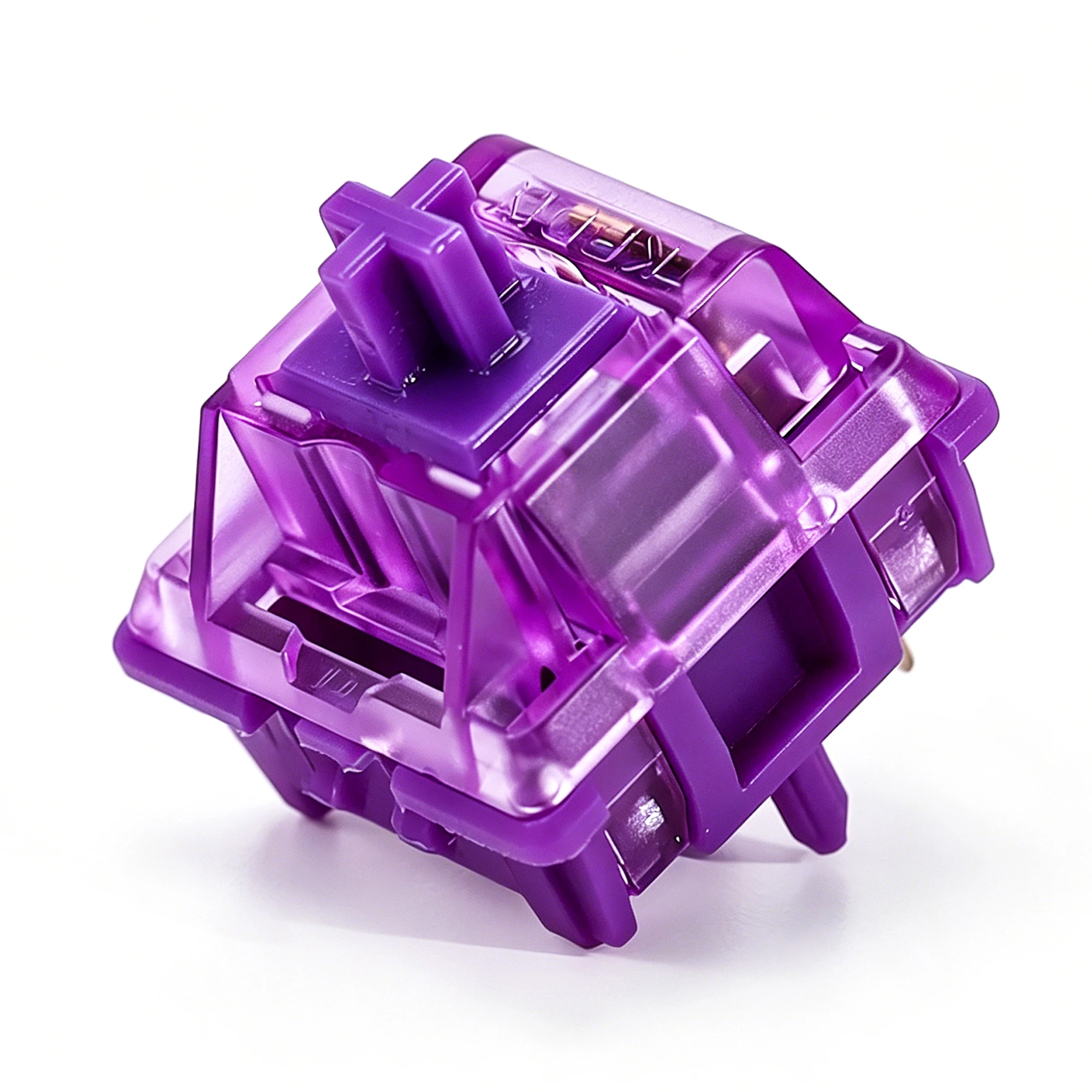 KBDiy Violet Switch Purple 53gf 5Pin Linear Creamy Switches POM PC für benutzerdefinierte DIY 60 Gaming mechanische Tastatur Aula F75 F87 – Detail 4