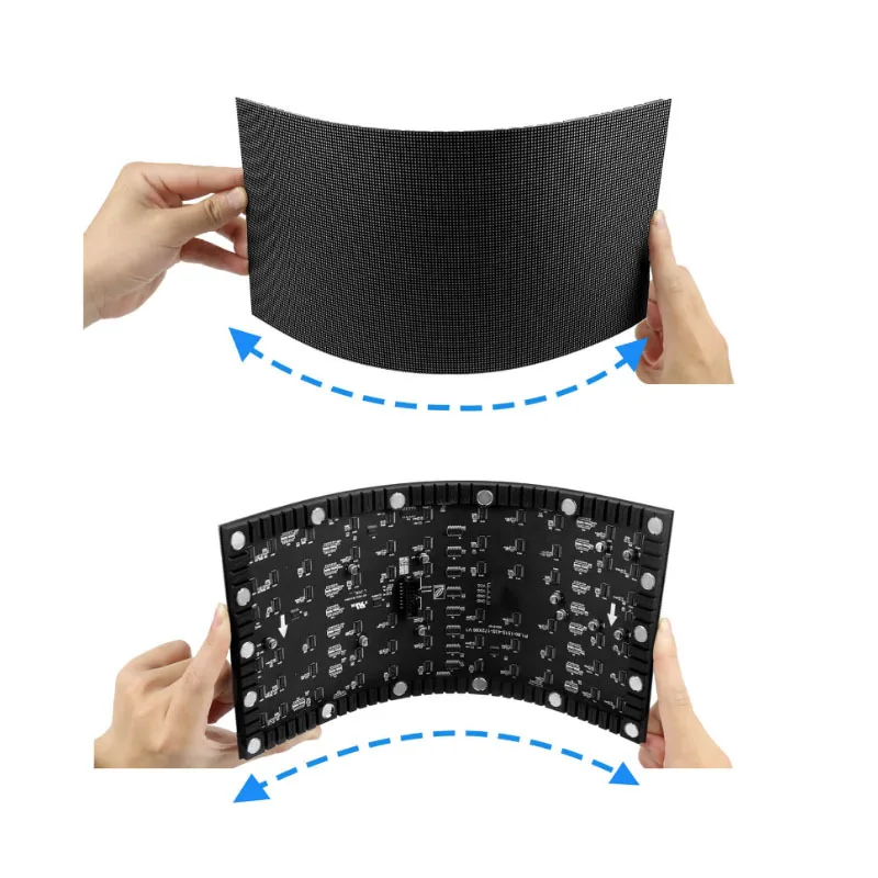 P2.5 P3 P4 P5 Indoor LED Matrix, 256x128mm/320x160mm, Full Color, Custom Size Support for Video Wall Display