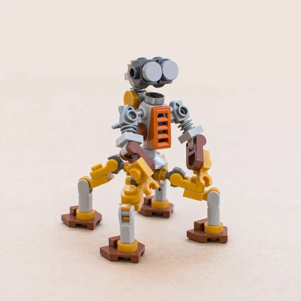 Moc Retro Mech Krijger Mechanica Stoomt Robot Model Bouwstenen Creativiteit Bakstenen Speelgoed Voor Kinderen Jongen Verjaardagscadeau