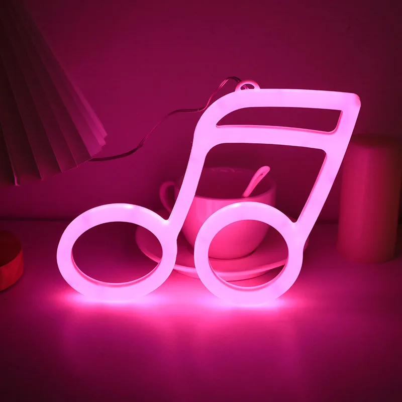 Неоновая вывеска usb или аккумулятор, музыкальная подсветка, настенное украшение для детской спальни, необычный подарок на день рождения
