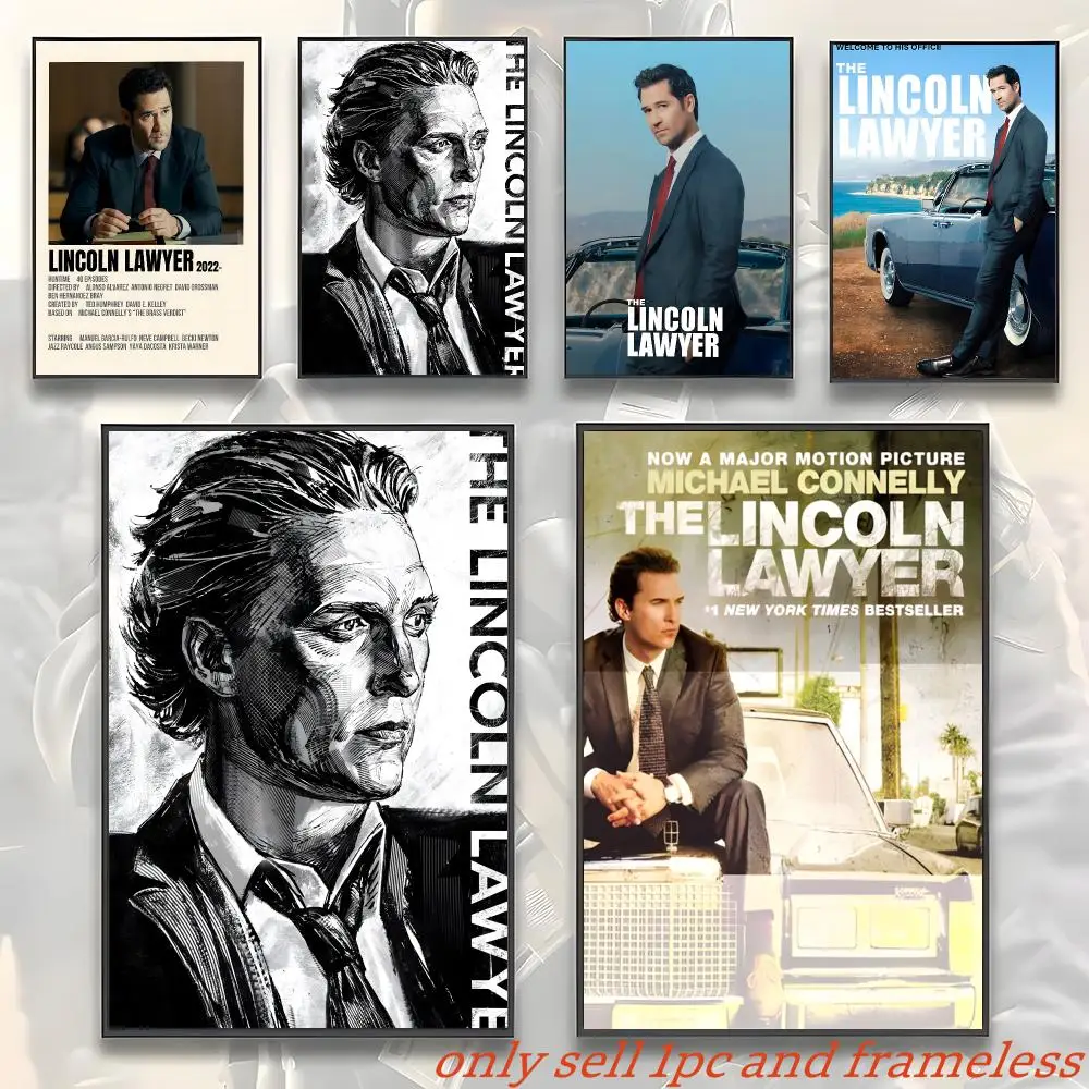 Legal drama TV Show T-The Lincoln Lawyer Poster Room Wall Art Decor Waterproof Poster For Home Bar Bedroom Decoration Gift