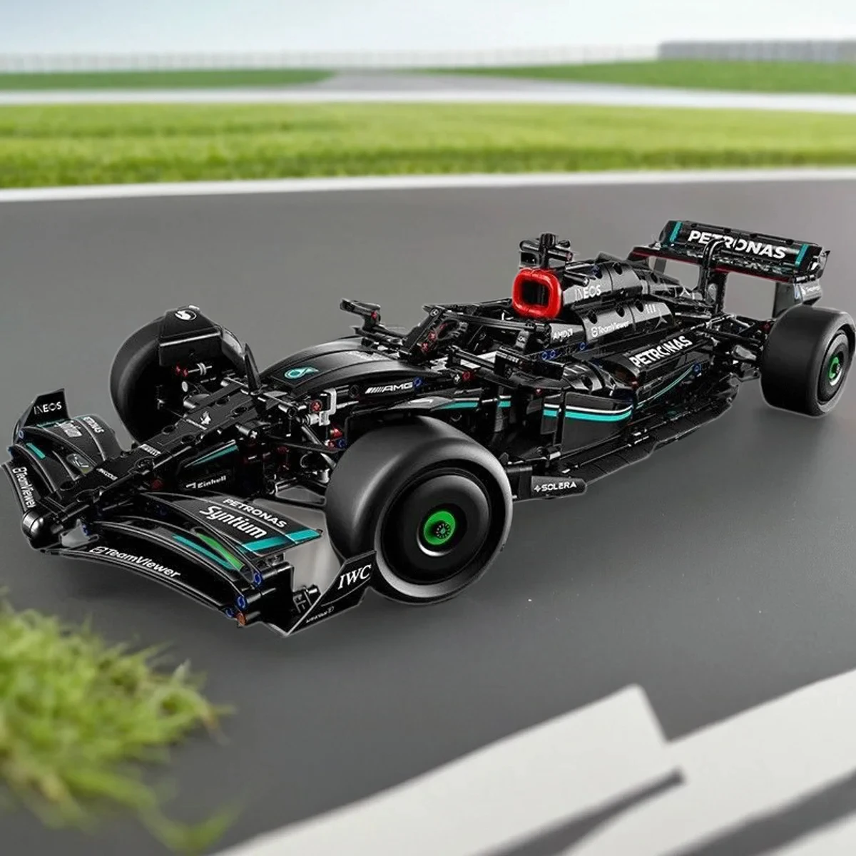 Kalein F1 W14 E Technology 1:8 set Mechanical Group Performance Building blocks Super racing car assembly model Toy Boy Gif