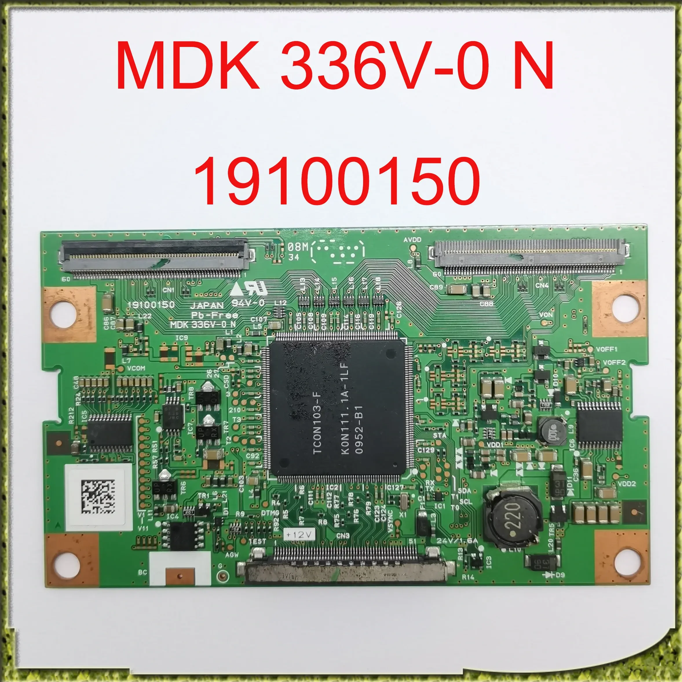 

MDK 336V-0 N 19100150 T-Con Board for TV TX-L37S10 Display Equipment T Con Card Original Replacement Board Tcon Board TV Plate