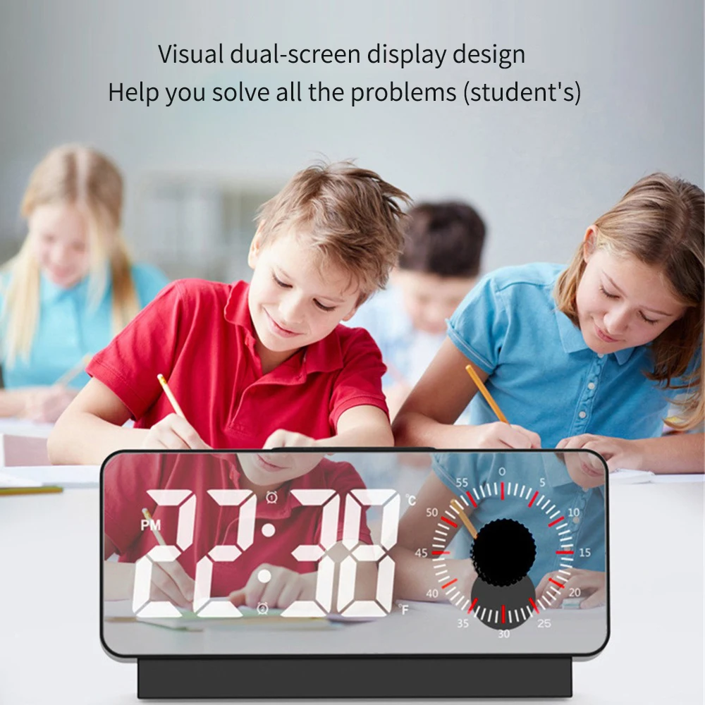 One Can Set Two Groups Visualization Simple Digital Screen Knob Design Not Simple New Clock Independent Alarm Clock Setting