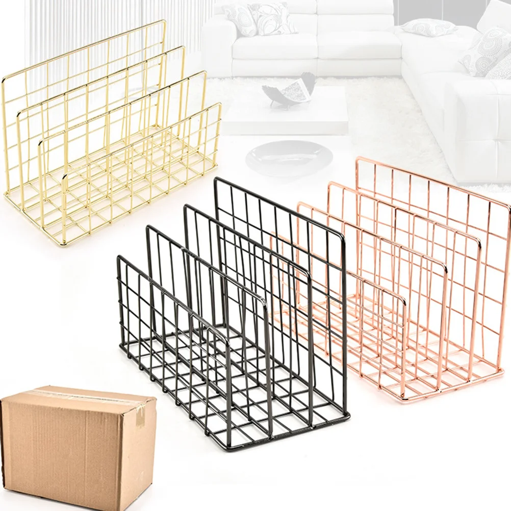 1Pcs Buchstütze Rack Stilvolle Lagerung Box Make-Up Organizer für Kosmetik Fernbedienung Tragbare Hangable Desktop