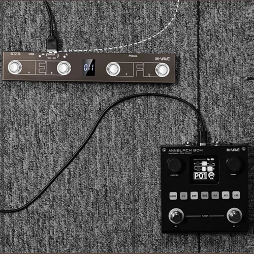 M-VAVE Chocolate Plus controlador MIDI programable 4 botones interruptor de pie compatible con Control MIDI USB Host, adaptador Midi inalámbrico