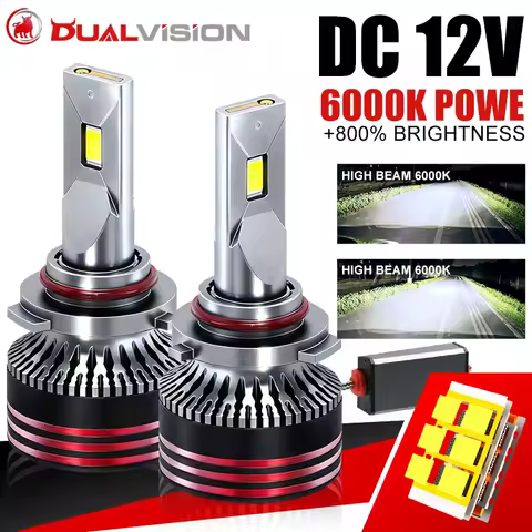 M8 PRO HB3 HB4 9005 9006 H1 H7 H4 H11 H8 H9 H3 9012 HIR2 Canbus Led Bulb CSP High Power Car Headlights Fog Light 12V 6000K M8Pro
