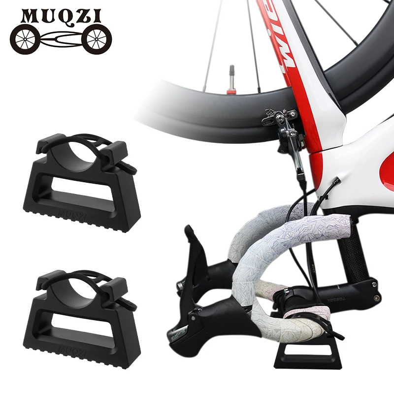 MUQZI Lenkerständer, Clip-On-Stabilisator für MTB, Rennrad, Faltrad, umgekehrtes Parkregal, tragbares Reparaturwerkzeug für 29–34 mm Griffe