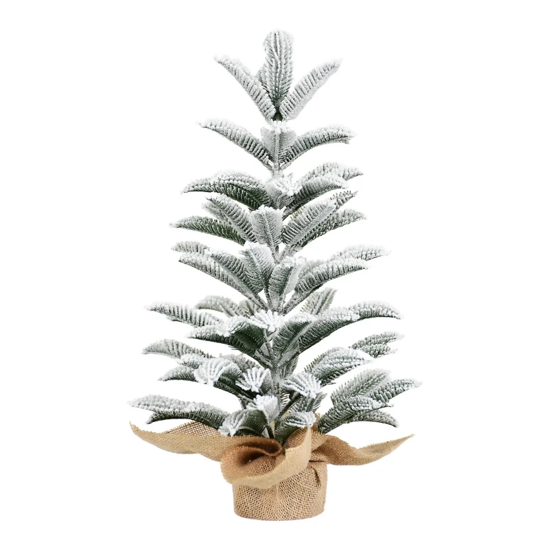 High-quality snowy Christmas tree tabletop decorations, exquisite styling, easy to install