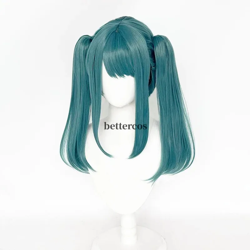2025年11月-ボーカロイド45-ロング-ヴァンパイアミク-コスプレ-チップ付きポニーテール-ハロウィンパーティー-コスチューム-ウィッグ-ウィッグキャップ