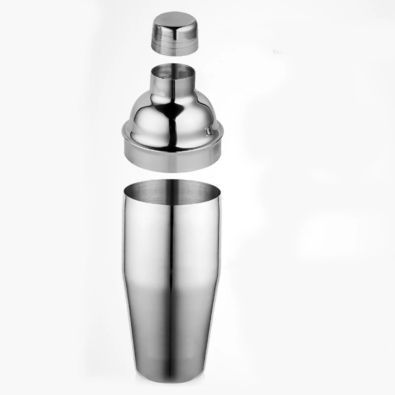 Cocktail Shaker 750ml Martini Shaker Stainless Steel Mixer Bartender Bottle with Built in Strainer Bar Shaker for Mixed Drinks