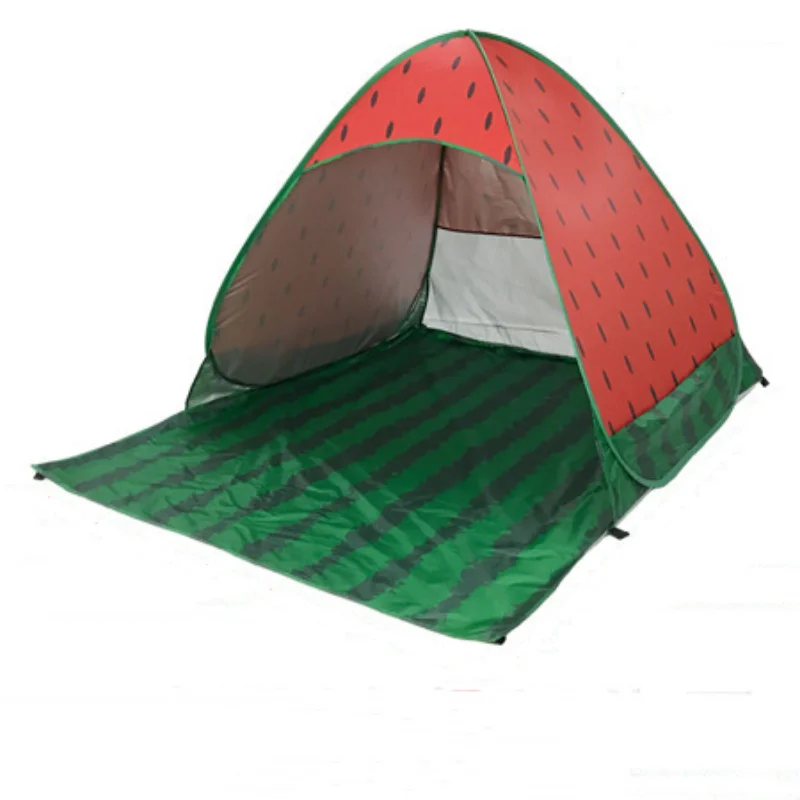 

Outdoor Printed Pattern Beach Tent Fully Automatic 2-second Quick Opening Sunscreen and UV Protection Sunshade Tent