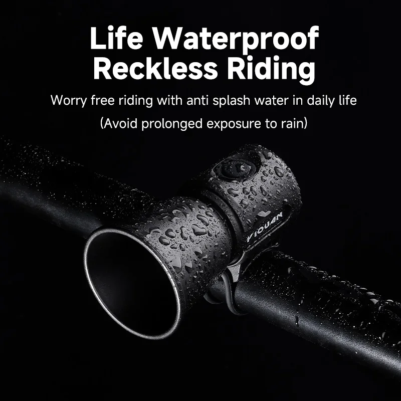Bicycle Electric Horn 120dB High Volume Bike Electronic Bell Waterproof Easy Install Cycling Warning Horn For MTB Road Bike Hand