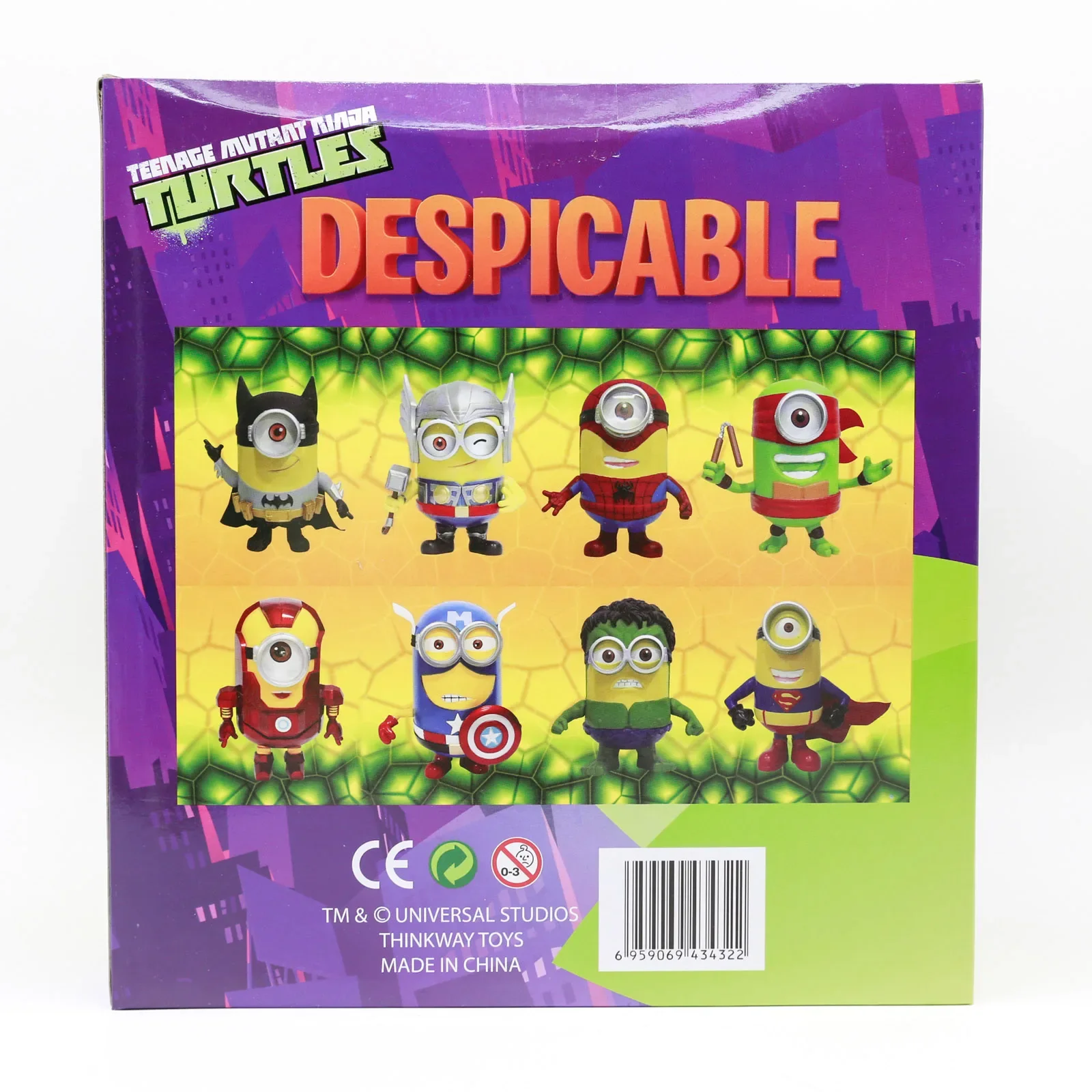 Teenages Mutants Ninja Turtles Action Figures DespicablesMe Minionss Model Toy Collection Boys Girls Birthday Gifts - view 3