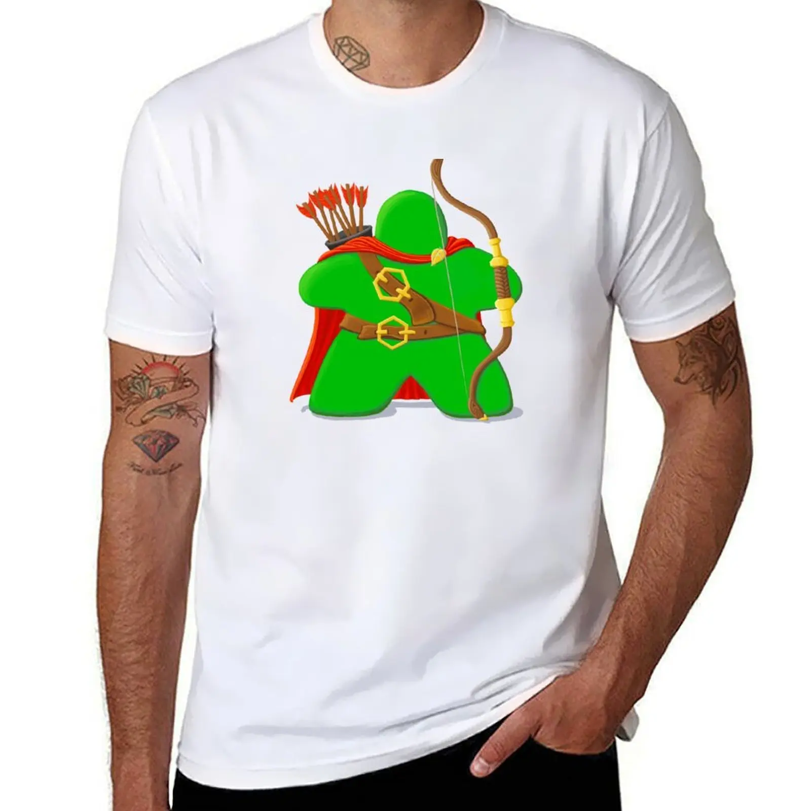 

Ranger Meeple T-Shirt man t shirt summer t shirts for man cotton funny T-Shirt