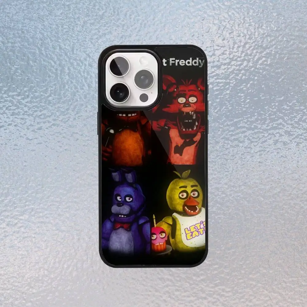 Funda de teléfono Five-Nights-At-Freddys F-Fnaf para iPhone 17,16,15,14,13,12,11 Plus,Pro Max, funda de carga inalámbrica magnética