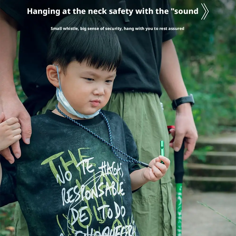 

Спортивный свисток, громкий четкий звуковой свисток, компактный свисток спасателя, уличный аварийный свисток со шнурком для кемпинга Surviv S4R3