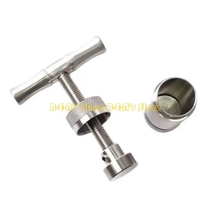 Y1AD Stylish Mini Herb Press Tool With Ergonomic Design For Travel And Home Use