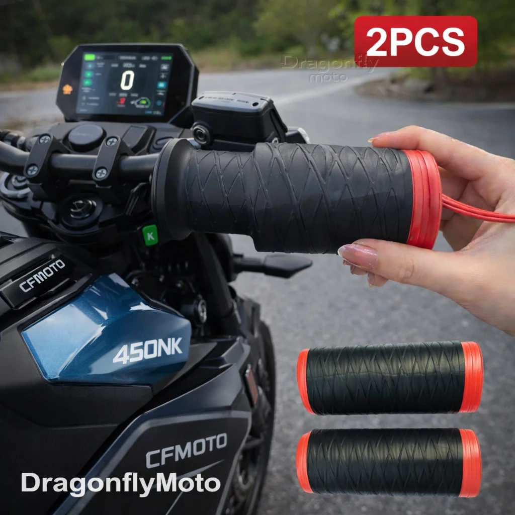 

Motorcycle Silicone Handlebar Cover For CFMOTO 450NK 675NK 800NK 125NK NK 675 NK 450 NK 800 Self Shrinking Non-Slip