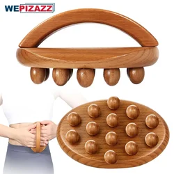 Wood Therapy Fascia Release Massage Tool,Manual Trigger Point Lymphatic Drainage Cellulite Massager,Massage Brush Body Sculpting