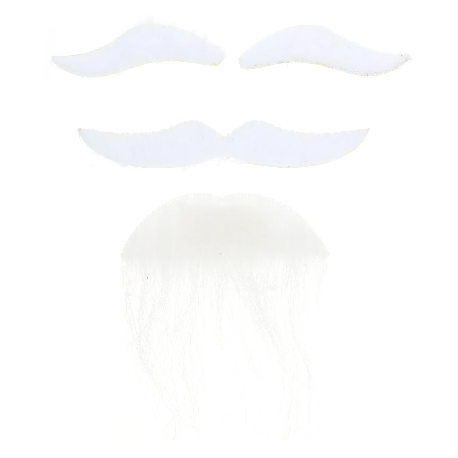 

1Set Artificial Beard Mustache Eyebrow Cosplay Fake Cloth Beard Party Halloween Costume Accessory Performance Prop