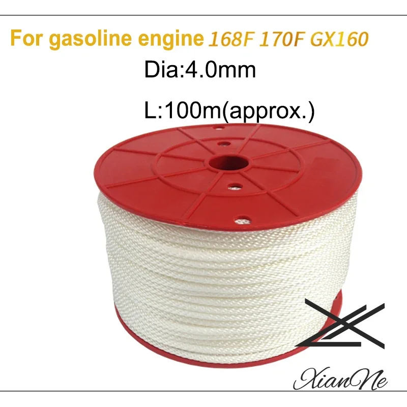 Gasoline generator accessories Nylon Pull Starter Recoil Cord Rope for 168F 170F 188F 2-8KW Engine Start Lawnmower