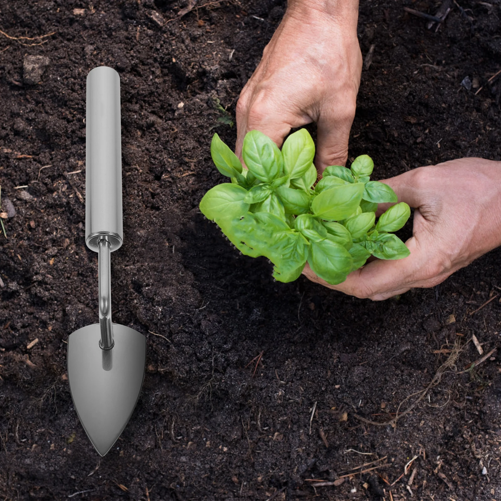 

Пресс для почвы из нержавеющей стали, культиватор, ручная лопата для копания, инструмент для удаления травы, прочная лопата для посадки, садовые принадлежности