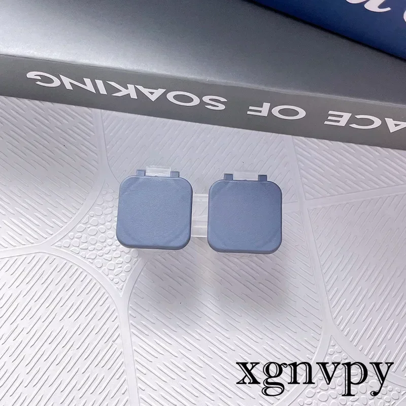 Xgnvpy-Étui pour lentilles de contact compactes, support de presse simple et à la mode, ensemble jumeau de compagnon coloré