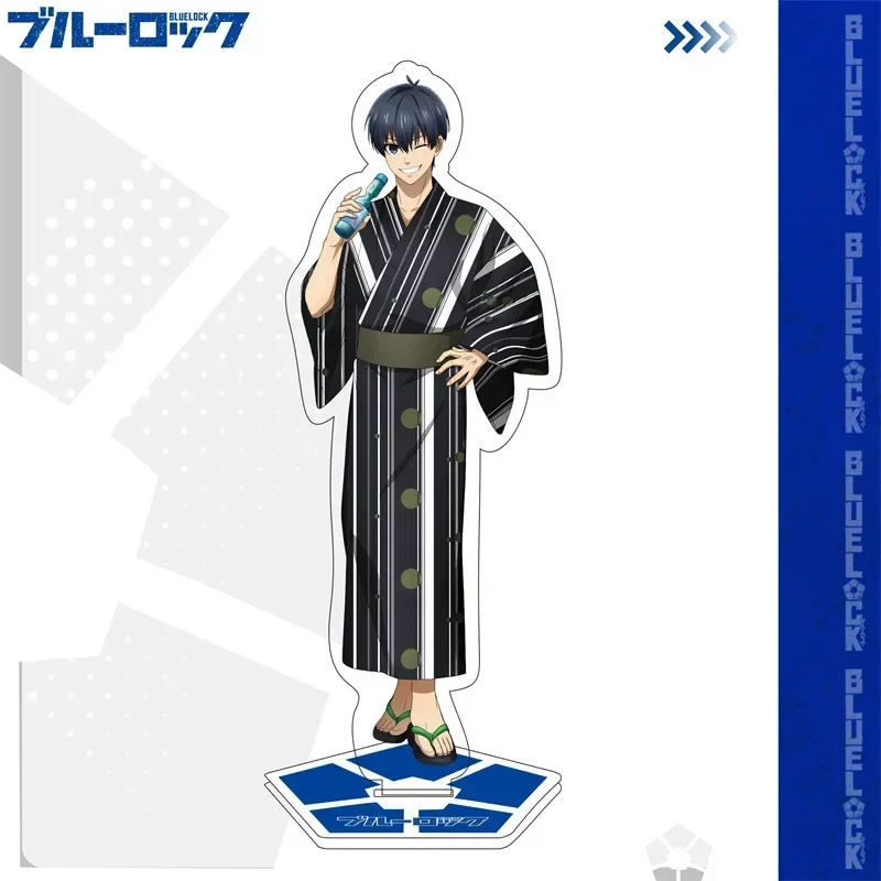 15cm BLUE LOCK Nagi Seishiro Isagi Yoichi Anime Peripherals Cartoon Acrylic Stand Children's Toys Birthday Gifts Ornament Model