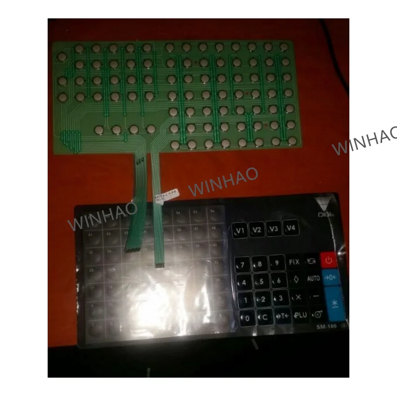 ورقة مفتاح sm100 الأصلي (فيلم لوحة المفاتيح sm100 + الدوائر الداخلية الخضراء) للمقياس الإلكتروني ، جديد