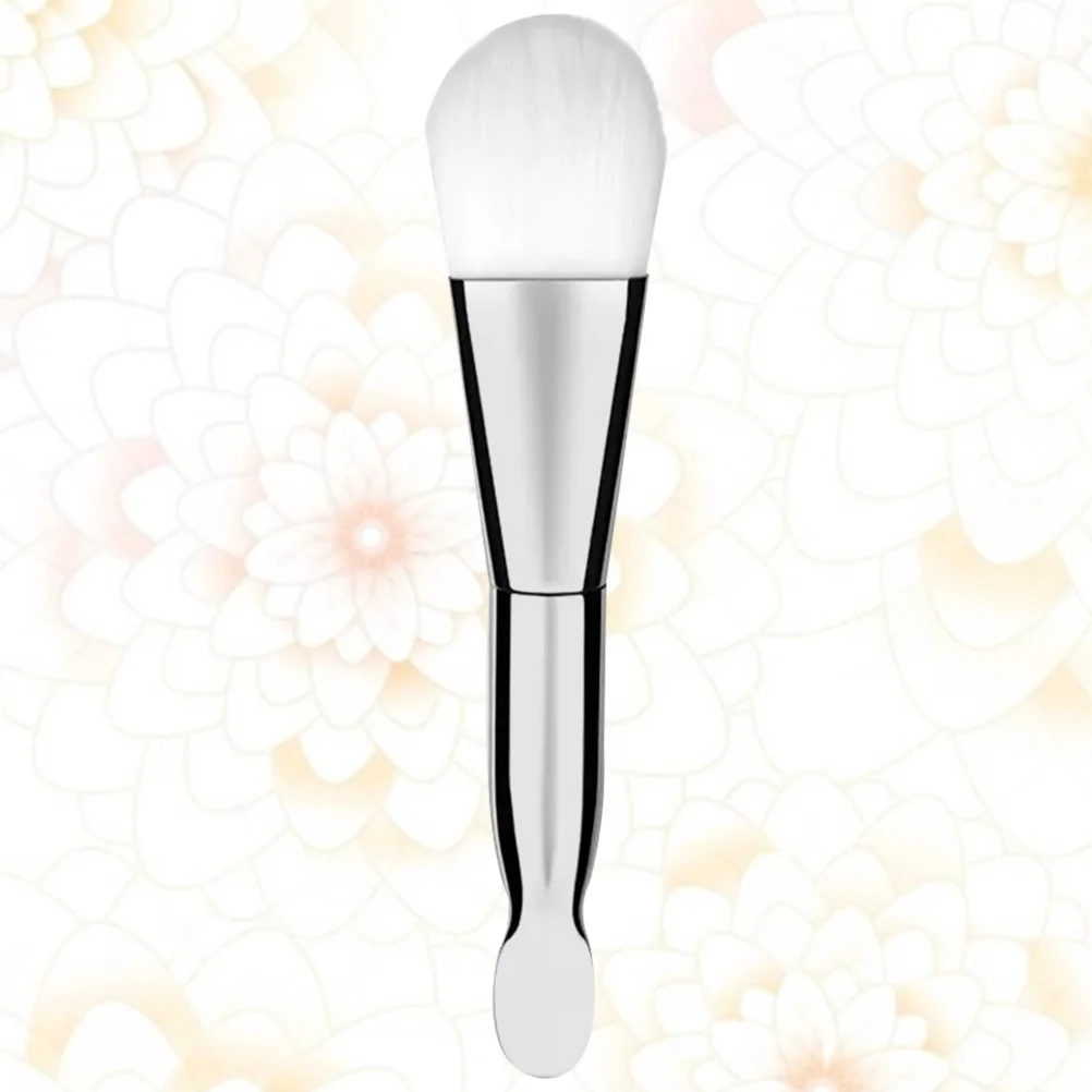 Brosse pour masque Facial, outil d'application faciale à Double tête, poignée lisse pour soins de la peau, sérum, maquillage Portable pour femmes