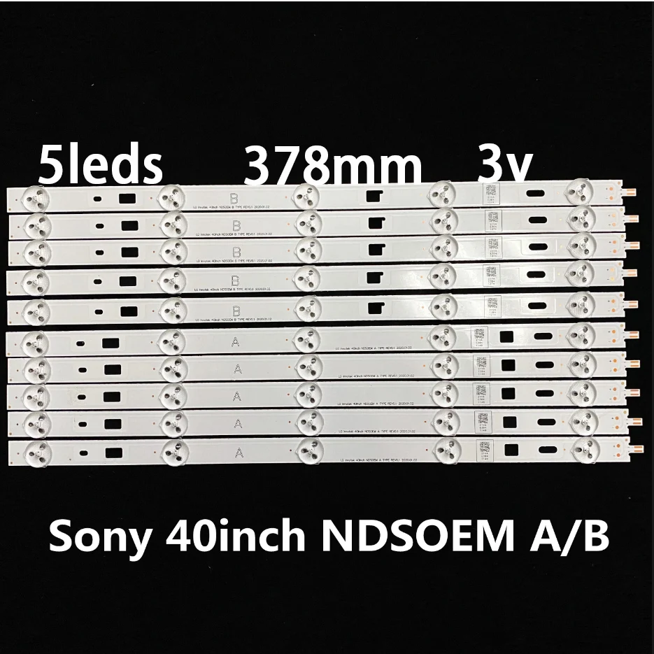 LED Backlight for 40 inch NDSOEM A/B Type KLV40R452A KLV40R402A KLV40R402A KDL-40RM10B/40R480B/W600/40W600B 2013SONY40A/B 3228