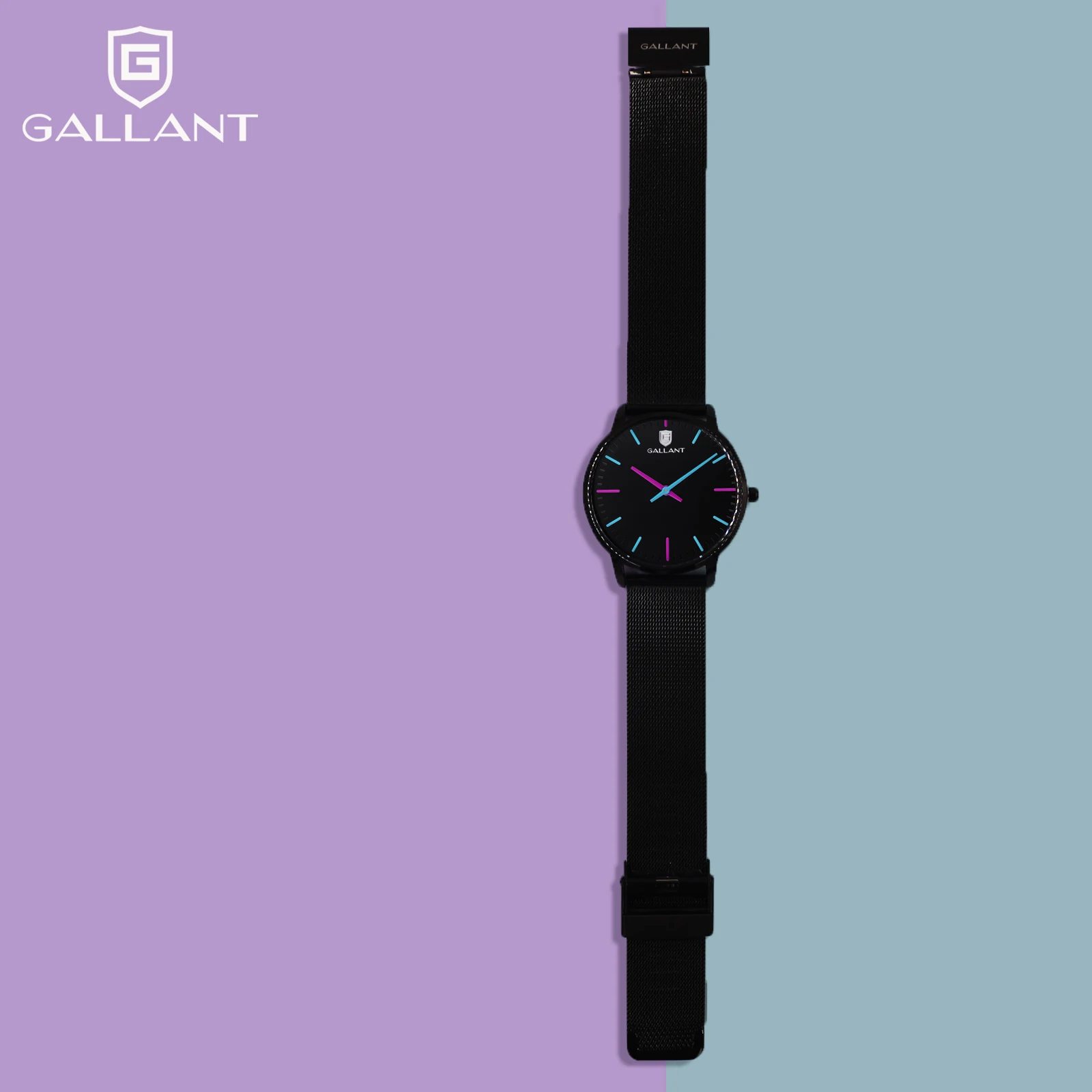 Orologio da donna GALLANT orologi al quarzo da donna minimalisti orologi da polso a maglie in acciaio inossidabile orologio da polso Casual moda nero