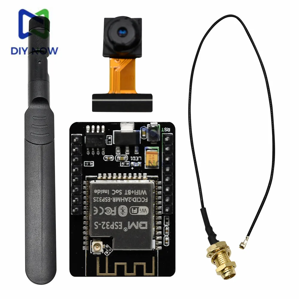 ESP32-CAM Development Board MICRO USB ESP32 Serial WiFi ESP32 CAM Development Board CH340 CH340G 5V Bluetooth + OV2640 Camera