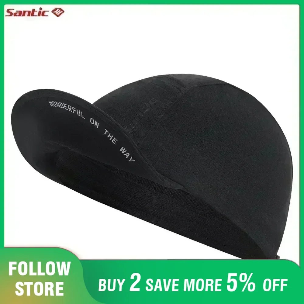 Santic Cycling Cap Summer Outdoor Sports Sunscreen Sunshade Lightweight Breathable UV Protection Mountain Bike Riding Cap Unisex