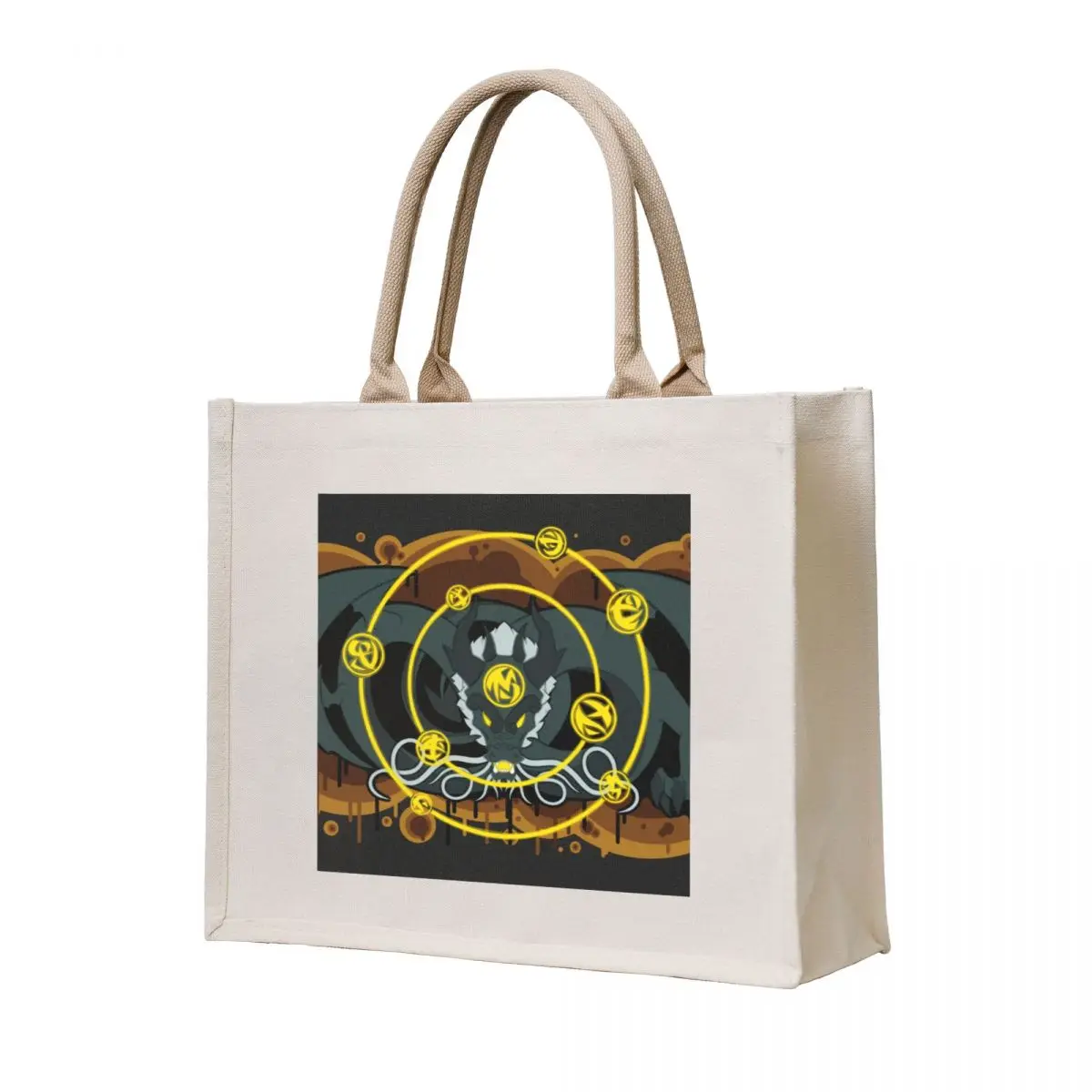 

Wyver Dragon Graffiti Tote Bag tote university men's Big canvas bags